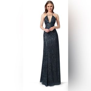 Jovani Black Glitter Dress